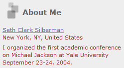 Seth Clerk Silberman is a lecturer at Yale University who arranged the first academic conference on Michael Jackson on September 23-24, 2004