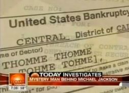 Tohme's bankruptcy documents obtained by NBC