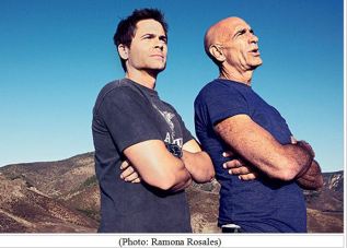Tom Barrack and friend are overlooking Neverland