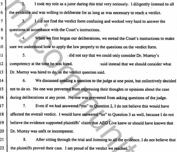 Sample page for 5 affidavits